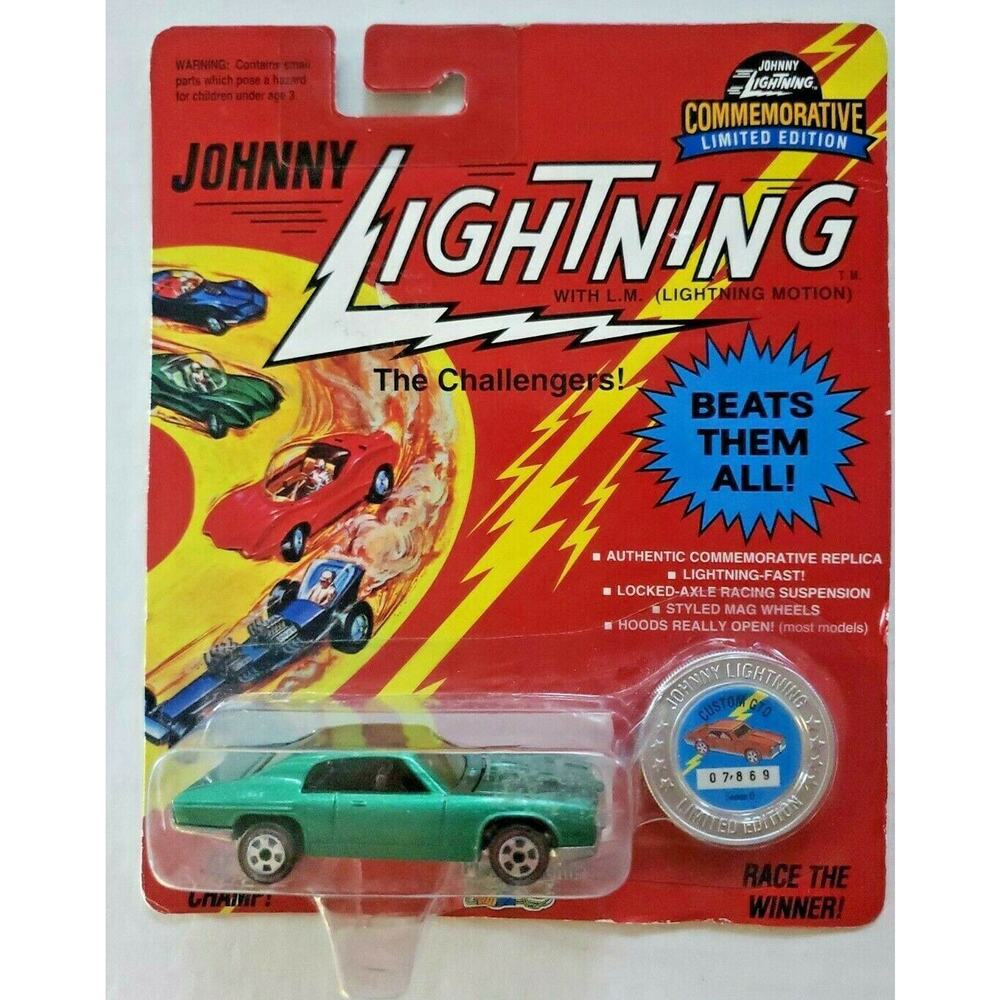 1993 Johnny Lightning The Challengers! Custom GTO Green Limited Edition NOS HW20